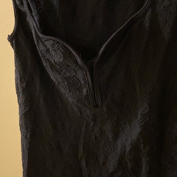 Scala black crinkled lifted design tank top - one size - Picture 2 of 9